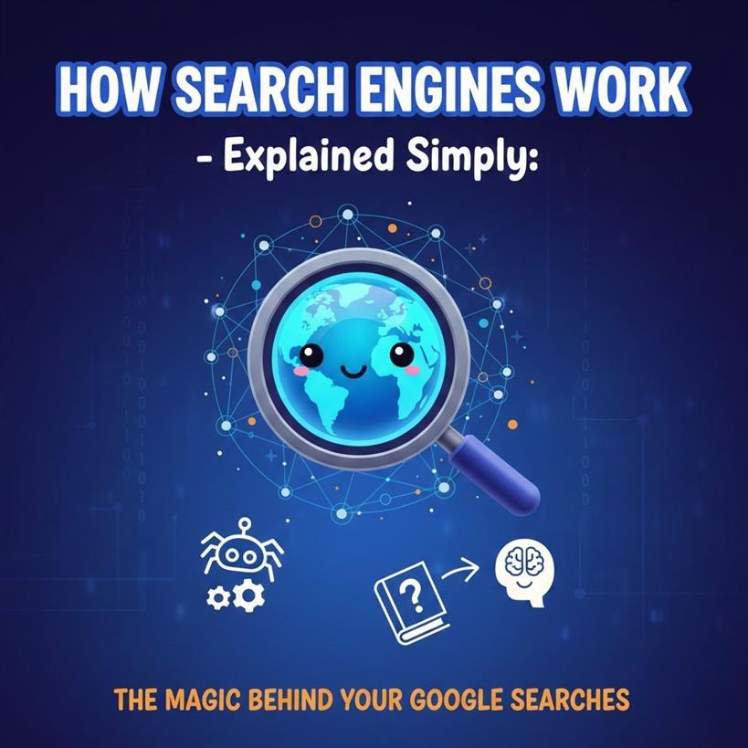 How Search Engines Work - Explained Simply: The Magic Behind Your Google Searches